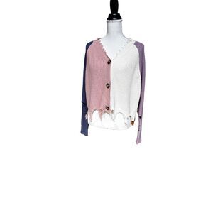 Full circle trends Distress, multicolour, sweater, thrashed